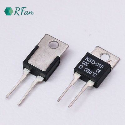 KSD01F Thermal Protector Thermal Resettable Fuse 250V AC For Circuit Board