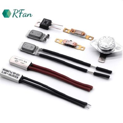 ST-12 Thermostat Thermal Protector 250V 10A Thermal Resettable Fuse For Hair Curler