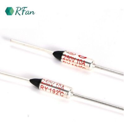 185°C Ceramic Thermal Fuse Disposable Thermal Cutoff 250V 10A For Rice Cooker