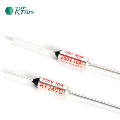 113°C Ceramic Thermal Fuse Disposable Thermal Cutoff 250V 15A For Transformer