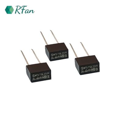 NTS1125A 300V 1.25A Mini Radial Lead Fuse Quick Acting Square Plastic Sealed
