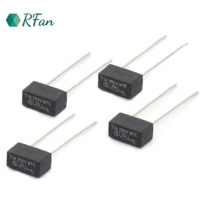 Time Lag Radial Lead Industrial Power Fuses MTC1100A MINI 250V/300V 1A 8*4*5mm