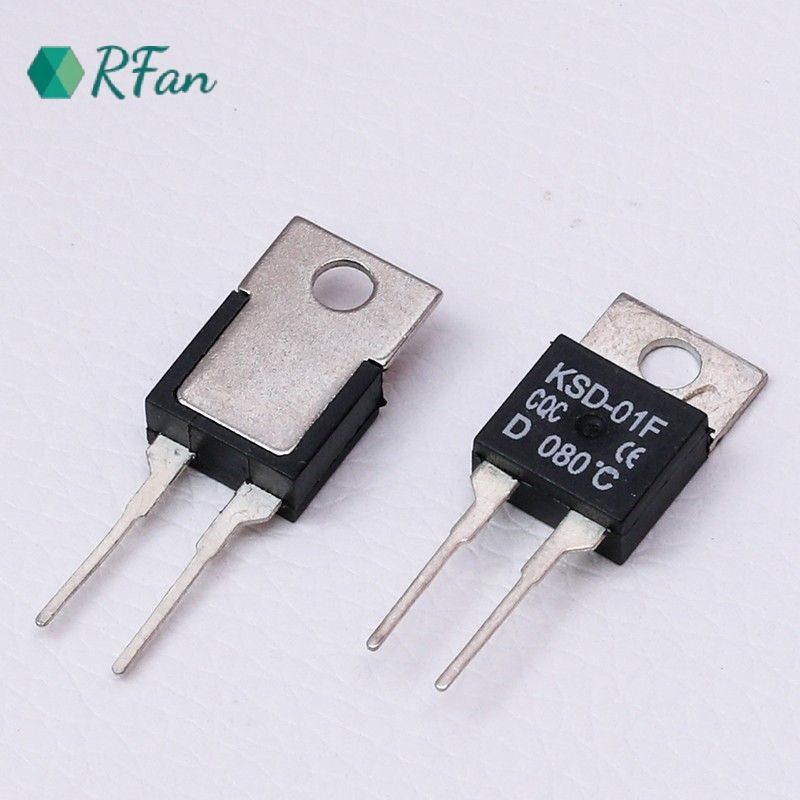 KSD01F Thermal Protector Thermal Resettable Fuse 250V AC For Circuit Board