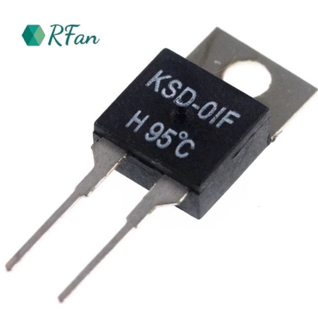 Small KSD01F Thermal Protector Thermal Resettable Fuse For Circuit Board