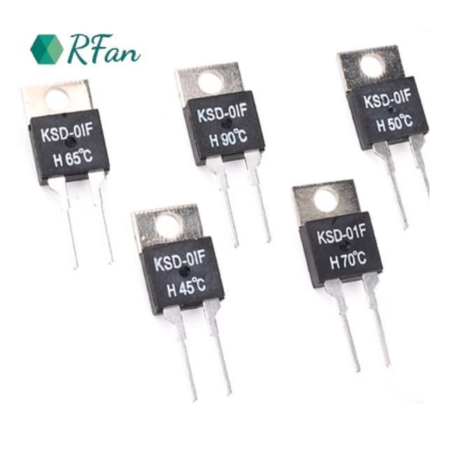 KSD01F 10A 15A Thermal Protector Resettable Thermal Cutoff Fuse For Washing Machine