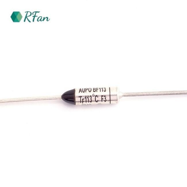 113°C Ceramic Thermal Fuse Disposable Thermal Cutoff 250V 15A For Transformer