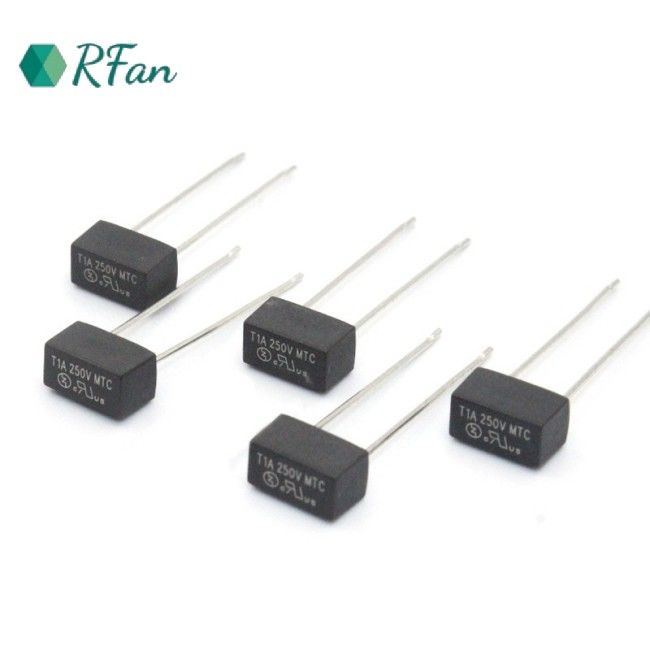 Time Lag Radial Lead Industrial Power Fuses MTC1100A MINI 250V/300V 1A 8*4*5mm